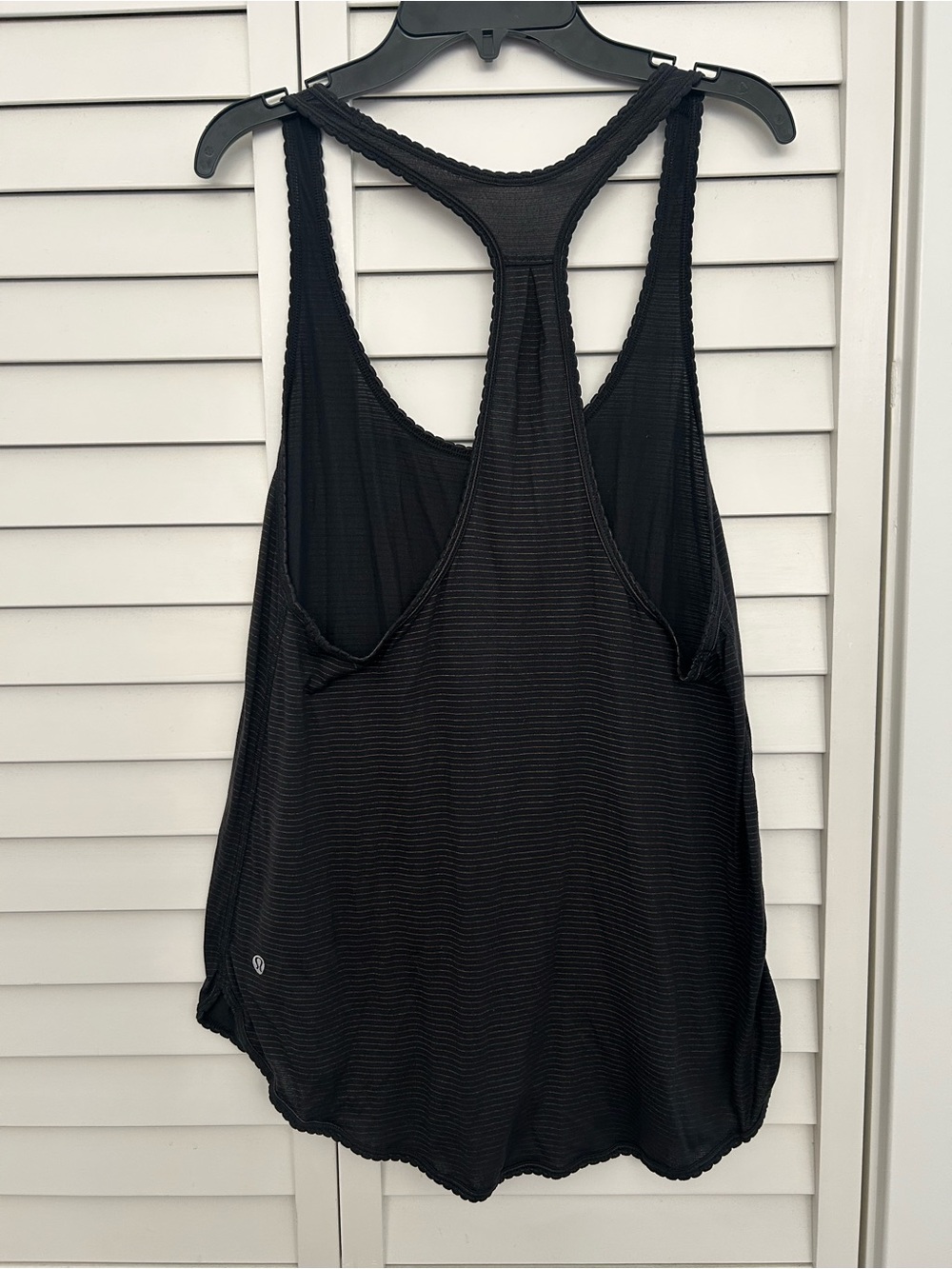 lululemon athletica Black Racerback Tank Top